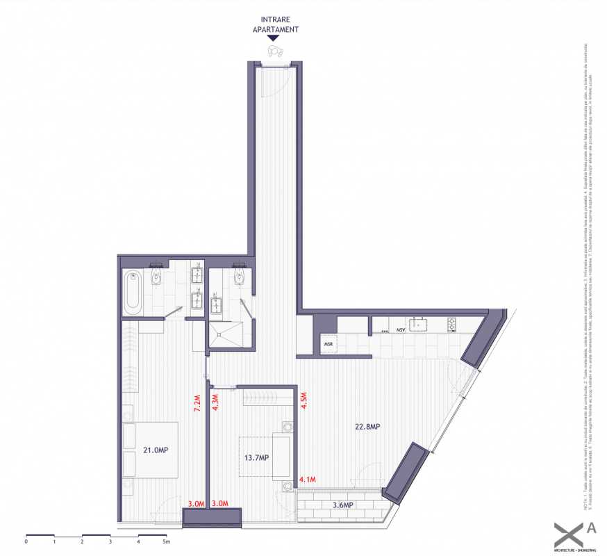 2 Bedroom Apartment For Sale In One Verdi Park Blueprint