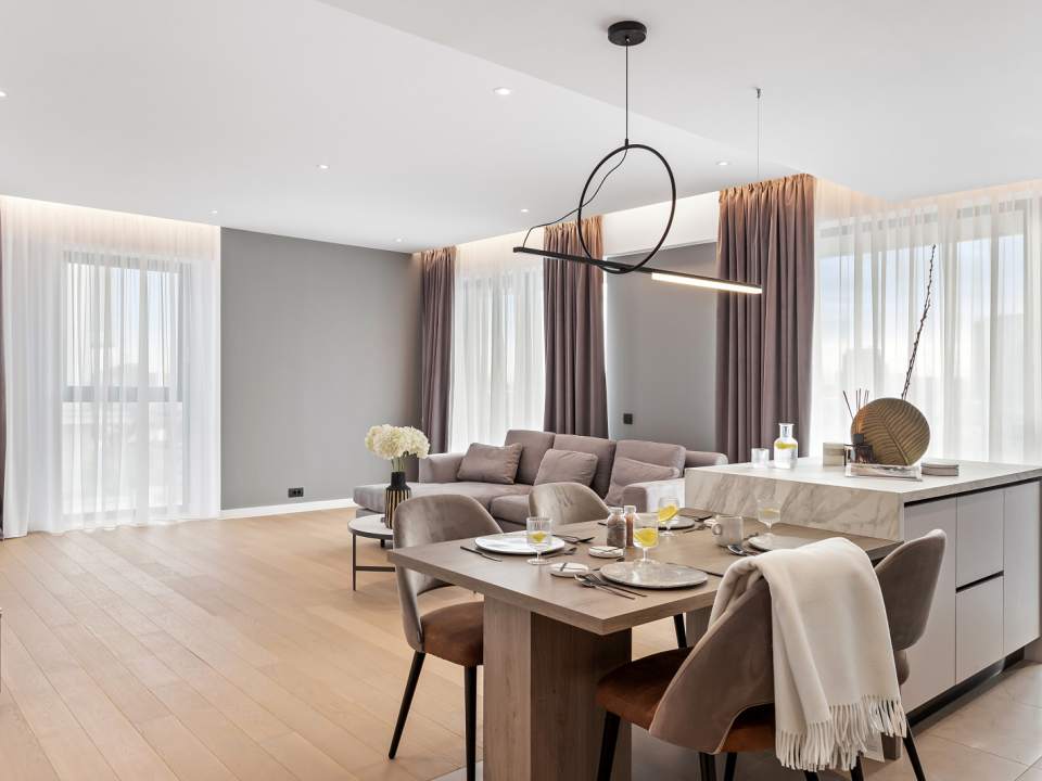 Apartament cu 3 camere de închiriat în One Herăstrău Towers, Herăstrău, Sector 1