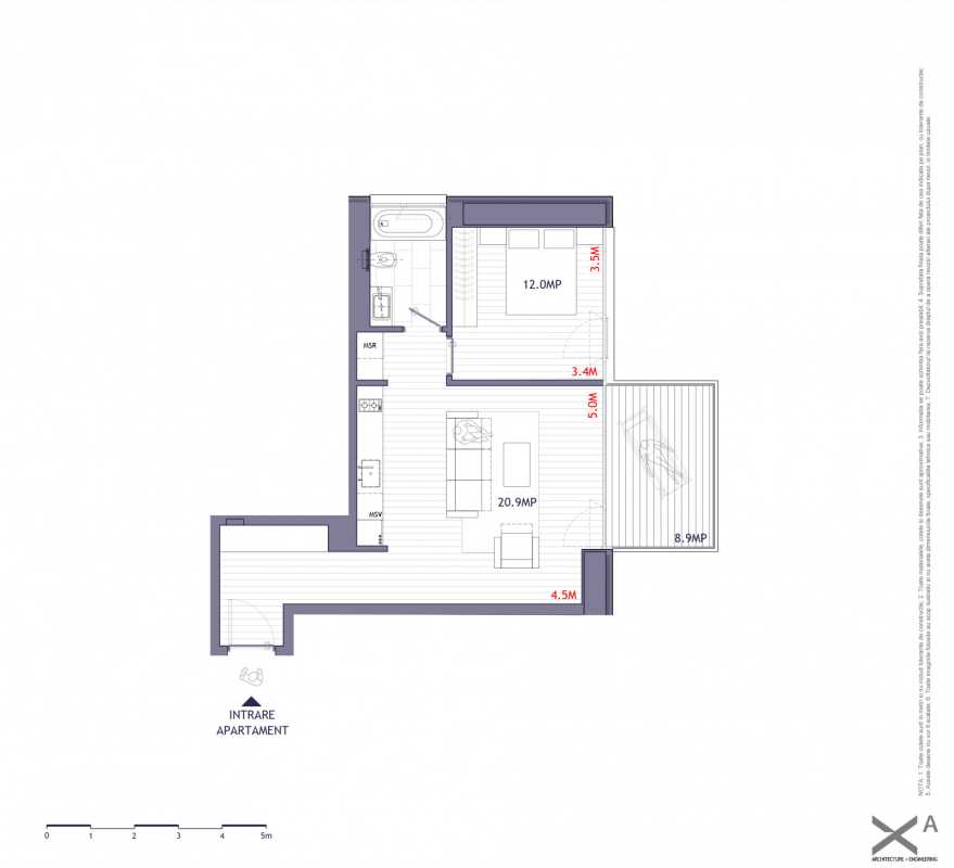 1 Bedroom Apartment For Sale In One Verdi Park Blueprint