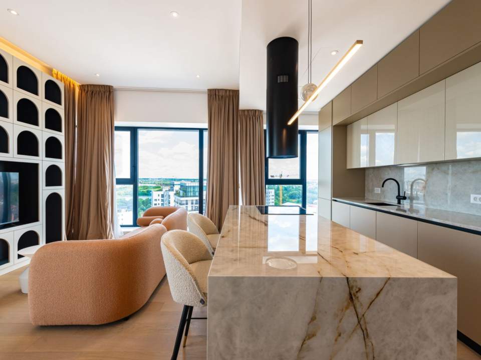 3 Bedroom Apartment For Sale In One Verdi Park, Floreasca, Sector 2