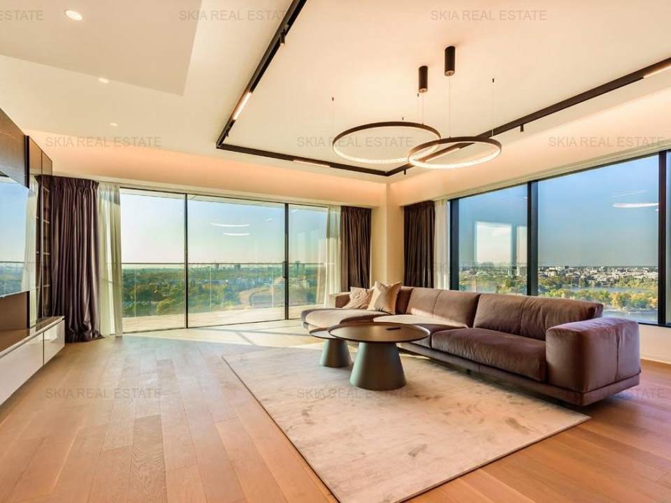 4 Bedroom Penthouse For Rent In One Mircea Eliade, Floreasca, Sector 1