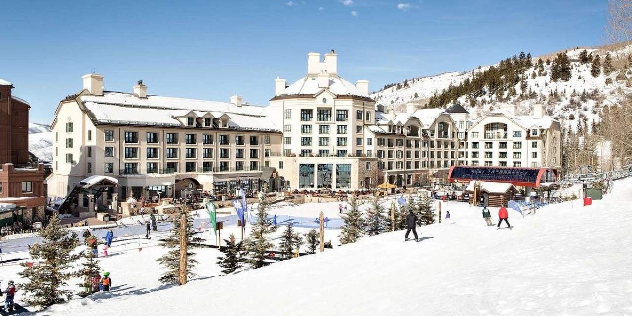 Luxury in a ski suit