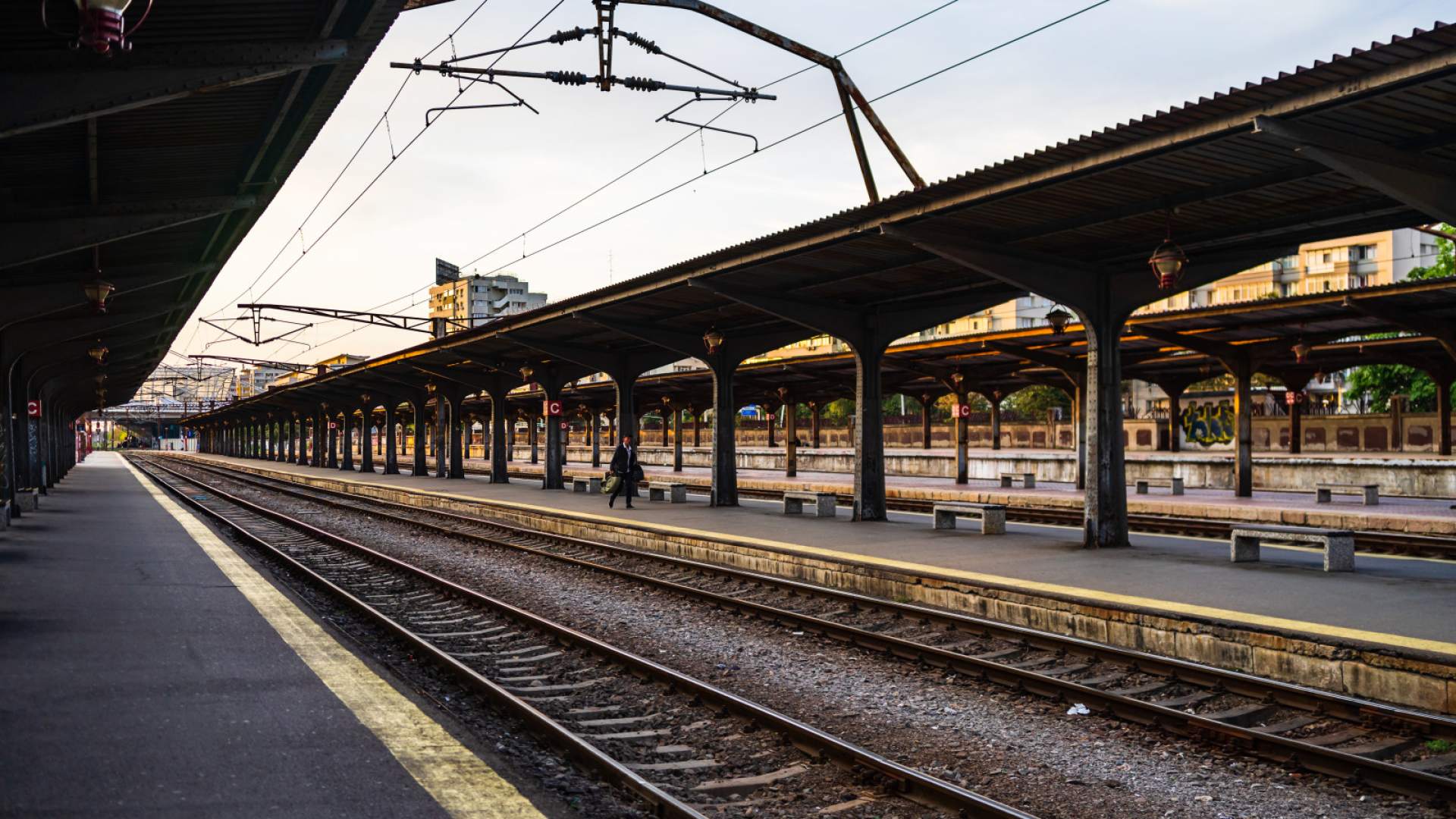 The history of Bucharest train stations