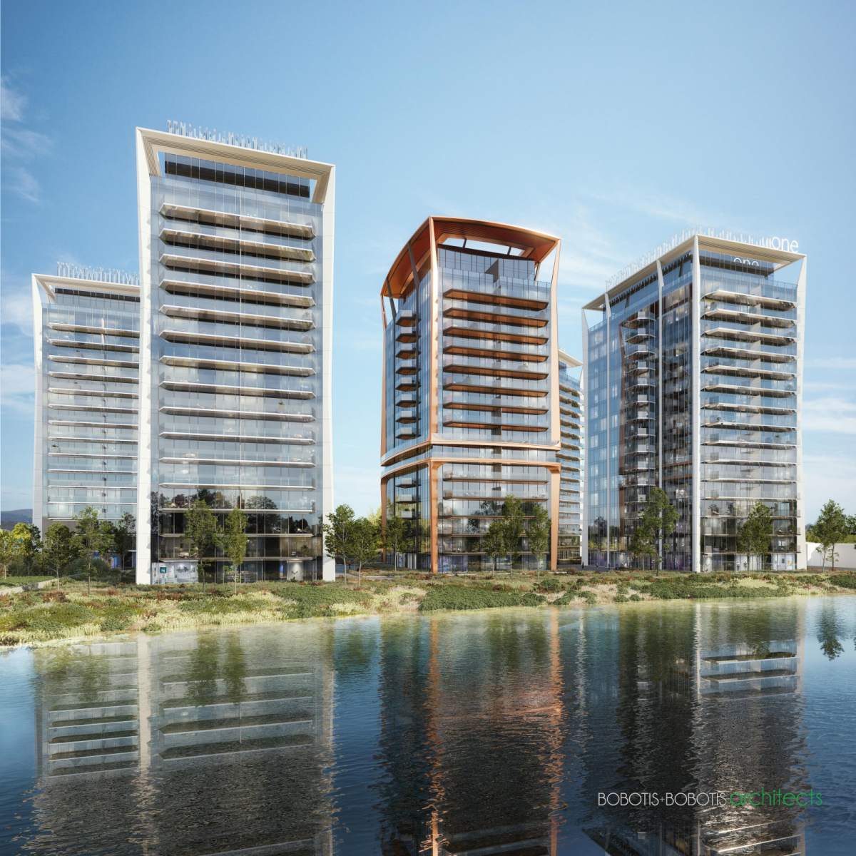 Apartments and commercial spaces in One Lake Club