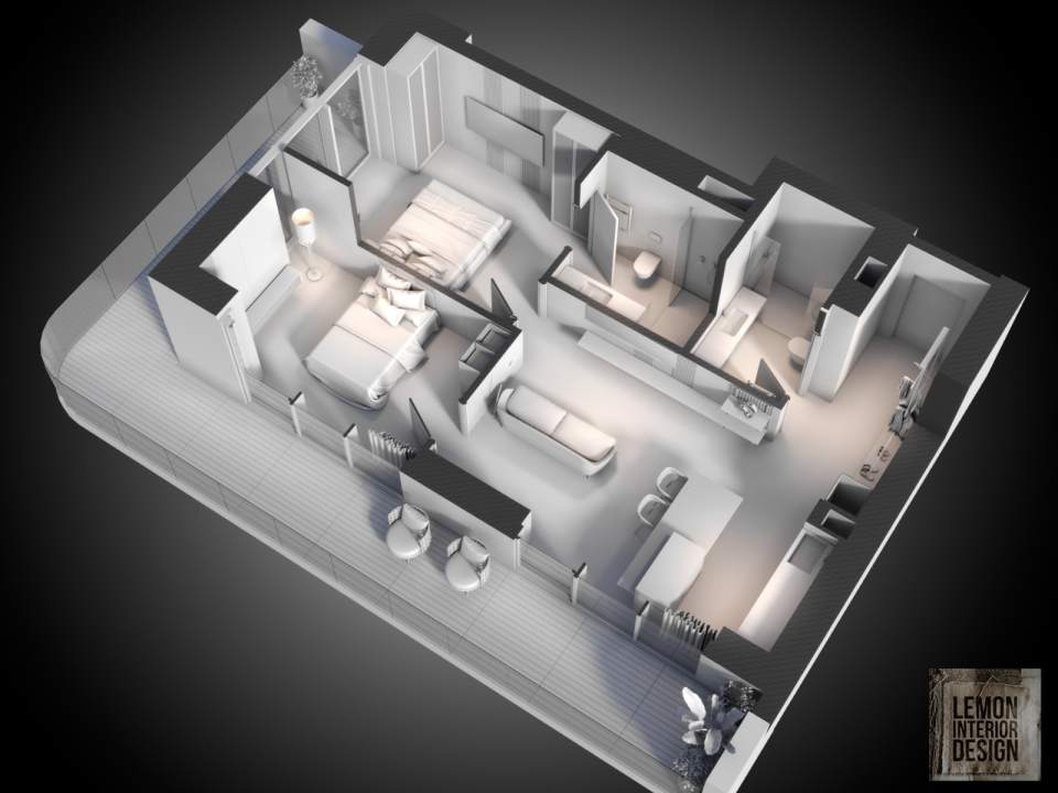 2 Bedroom Apartment For Sale In One High District, Pipera, Sector 2
