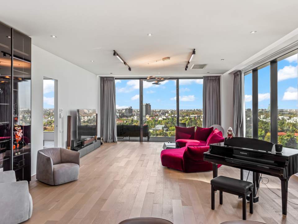 3 Bedroom Penthouse For Sale In One Mircea Eliade, Floreasca, Sector 1