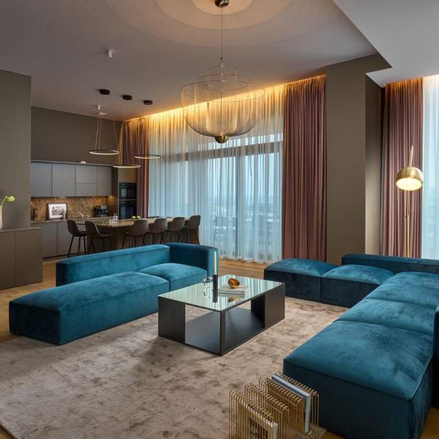 Apartament cu 3 camere de vânzare în One Herăstrău Towers, Herăstrău, București