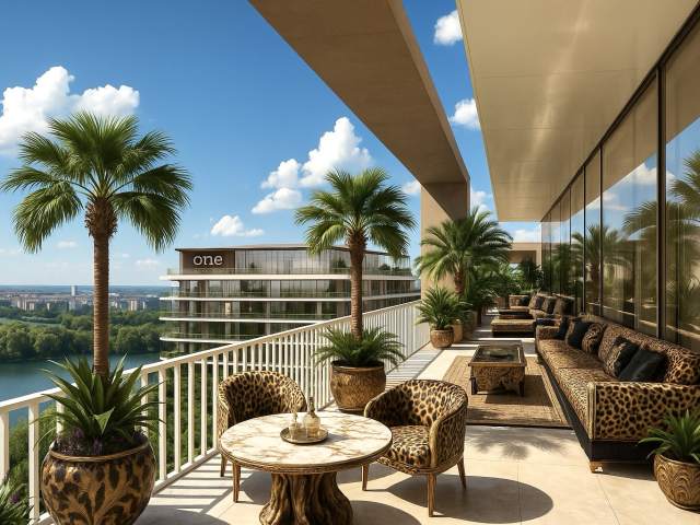 3 Bedroom Penthouse For Sale In One High District, Pipera, București