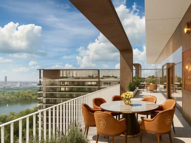 3 Bedroom Penthouse For Sale In One High District, Pipera, București