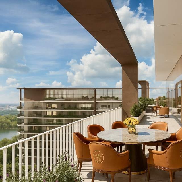 3 Bedroom Penthouse For Sale In One High District, Pipera, București