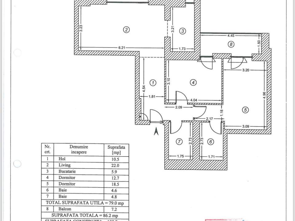 Apartament cu 3 camere de vânzare în One Cotroceni Park, Cotroceni, Sector 5 poza nr. 11