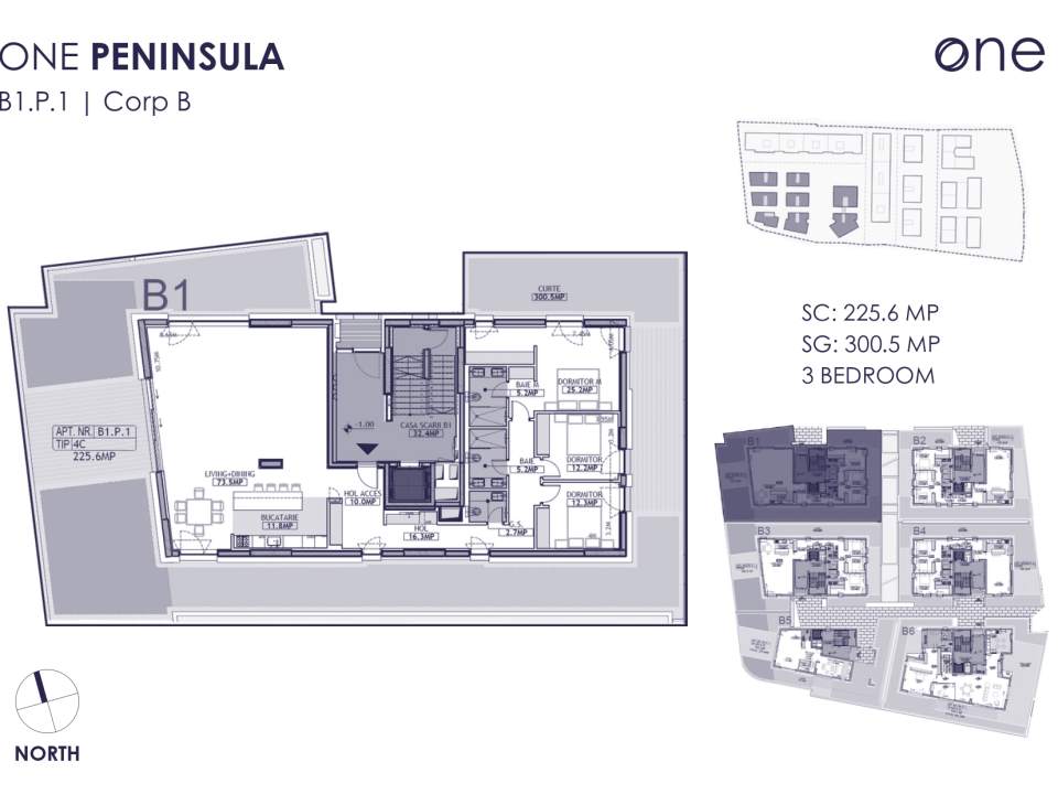 Apartament cu 4 camere de vânzare în One Peninsula, Floreasca, Sector 1 poza nr. 6