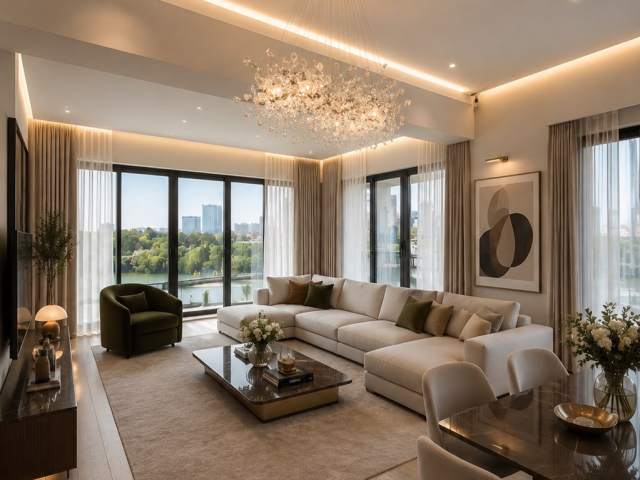 Apartament cu 3 camere de vânzare în BV Lake, Floreasca, Sector 2