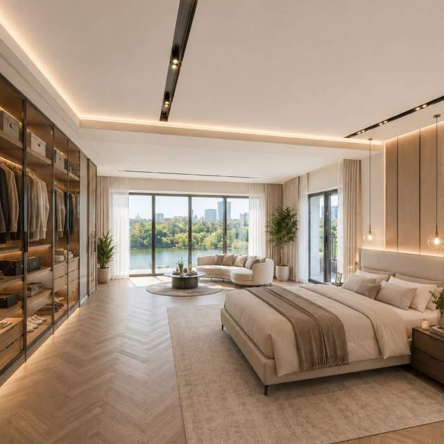 Penthouse cu 4 camere de vânzare în BV Lake, Floreasca, Sector 2