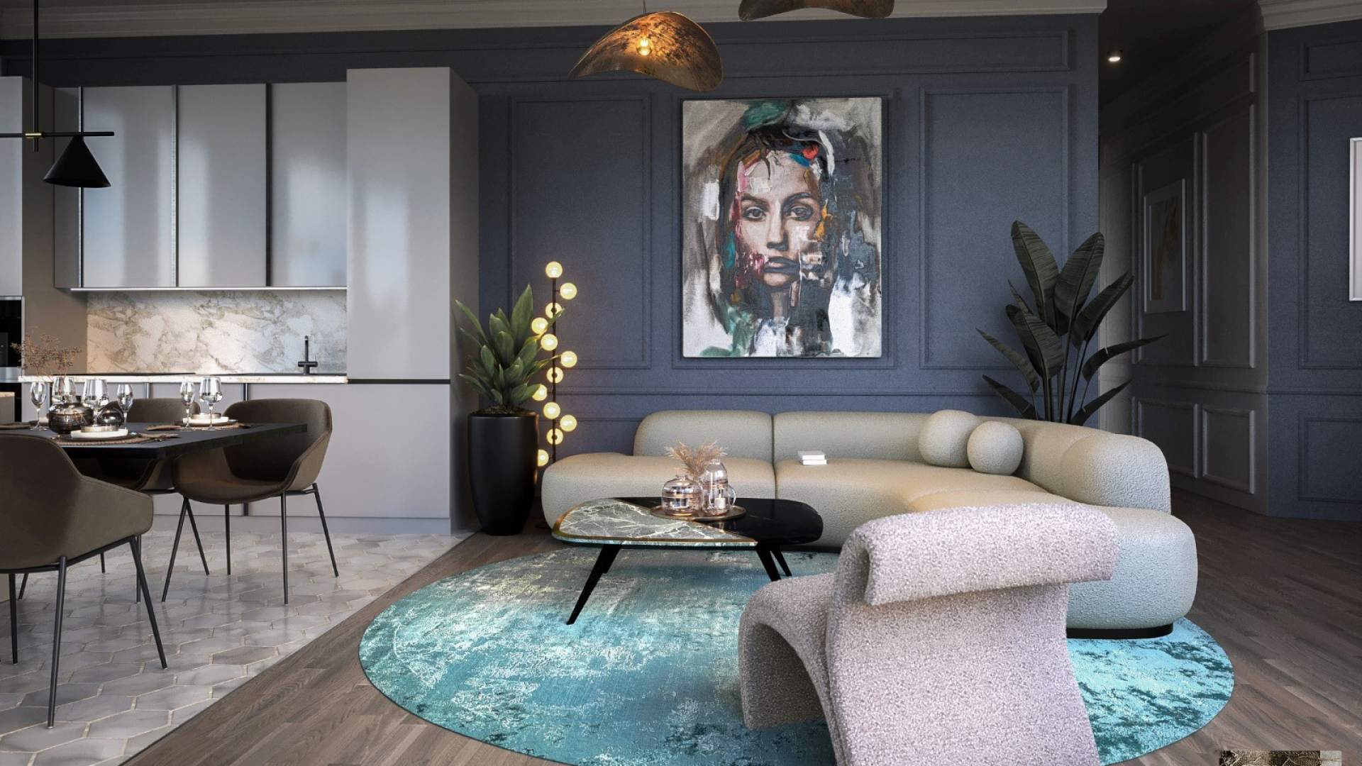 Apartament cu 4 camere de vânzare în One North Lofts, Pipera, Voluntari