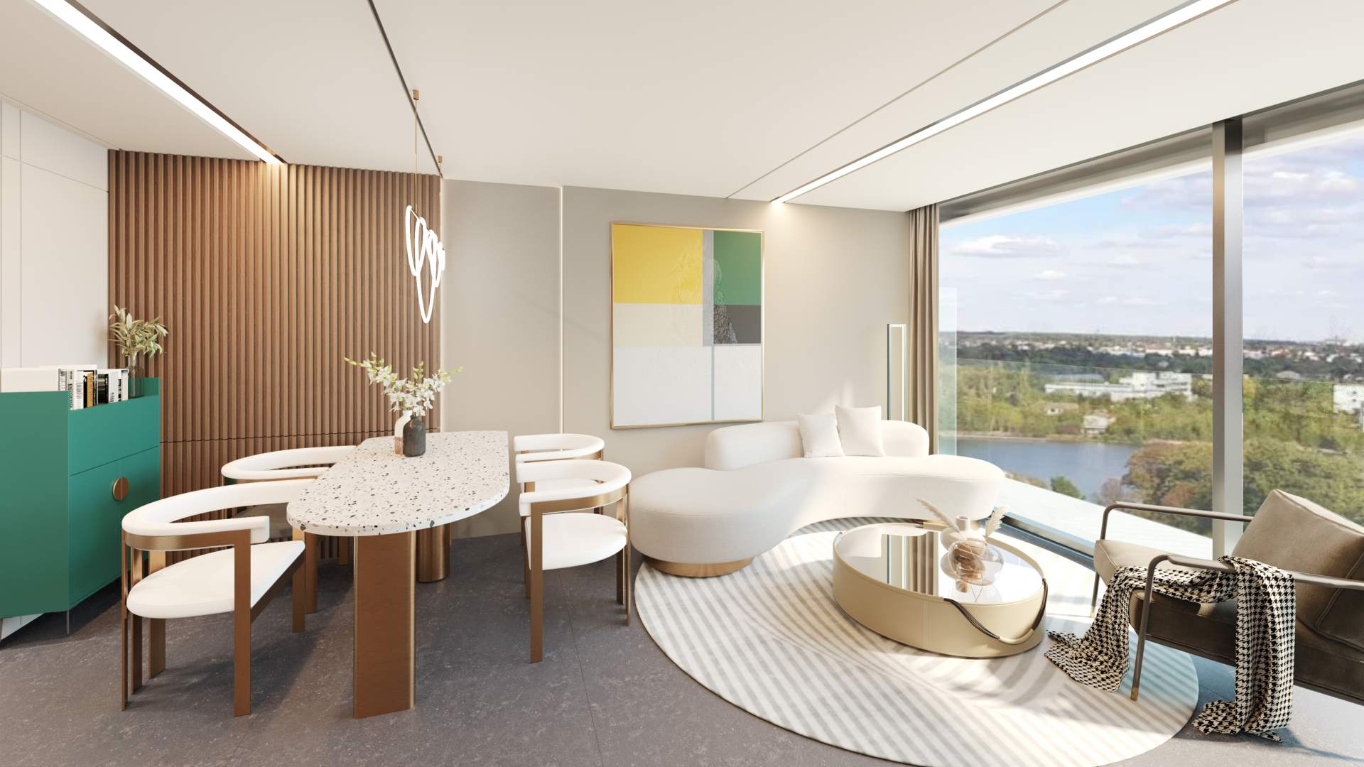 Apartament cu 2 camere de vânzare în Yacht Kid, Floreasca, Sector 2